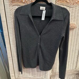 Wilfred Charcoal Knit Sweater